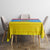 Aruba Christmas Tablecloth with Fish Christmas Tree Aruba Flag and Red Blue Yellow Tropical Pattern Design - Wonder Print Shop