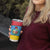 Aruba Christmas Tumbler Cup with Fish Christmas Tree Aruba Flag and Red Blue Yellow Tropical Pattern Design - Wonder Print Shop