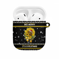 Bee Merry Its Time Christmas AirPods Case Xmas Holiday Patterns - Wonder Print Shop