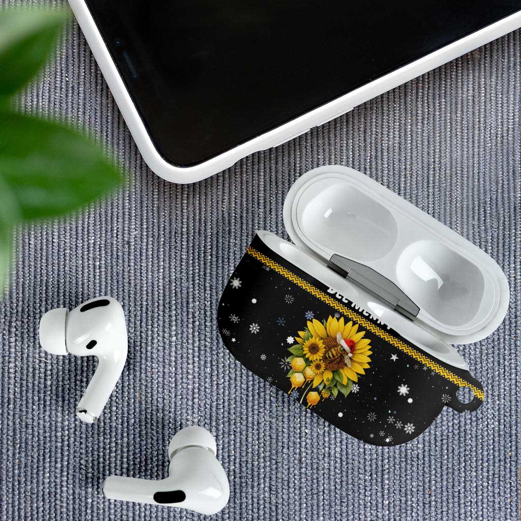 Bee Merry Its Time Christmas AirPods Case Xmas Holiday Patterns - Wonder Print Shop
