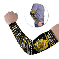Bee Merry Its Time Christmas Arm Sleeves Xmas Holiday Patterns - Wonder Print Shop