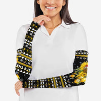 Bee Merry Its Time Christmas Arm Sleeves Xmas Holiday Patterns - Wonder Print Shop