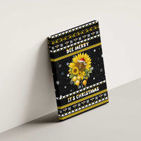 Bee Merry Its Time Christmas Canvas Wall Art Xmas Holiday Patterns - Wonder Print Shop