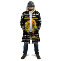 Bee Merry Its Time Christmas Cloak Xmas Holiday Patterns - Wonder Print Shop