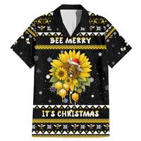 Bee Merry Its Time Christmas Family Matching Mermaid Dress and Hawaiian Shirt Xmas Holiday Patterns - Wonder Print Shop