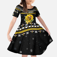 Bee Merry Its Time Christmas Family Matching Puletasi and Hawaiian Shirt Xmas Holiday Patterns - Wonder Print Shop