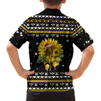 Bee Merry Its Time Christmas Kid Hawaiian Shirt Xmas Holiday Patterns - Wonder Print Shop