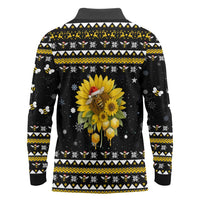 Bee Merry Its Time Christmas Long Sleeve Polo Shirt Xmas Holiday Patterns - Wonder Print Shop