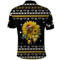 Bee Merry Its Time Christmas Polo Shirt Xmas Holiday Patterns - Wonder Print Shop