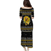 Bee Merry Its Time Christmas Puletasi Xmas Holiday Patterns - Wonder Print Shop