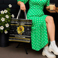 Bee Merry Its Time Christmas Tote Bag Xmas Holiday Patterns - Wonder Print Shop