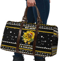 Bee Merry Its Time Christmas Travel Bag Xmas Holiday Patterns - Wonder Print Shop