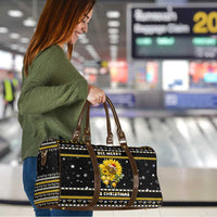 Bee Merry Its Time Christmas Travel Bag Xmas Holiday Patterns - Wonder Print Shop