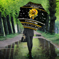 Bee Merry Its Time Christmas Umbrella Xmas Holiday Patterns - Wonder Print Shop