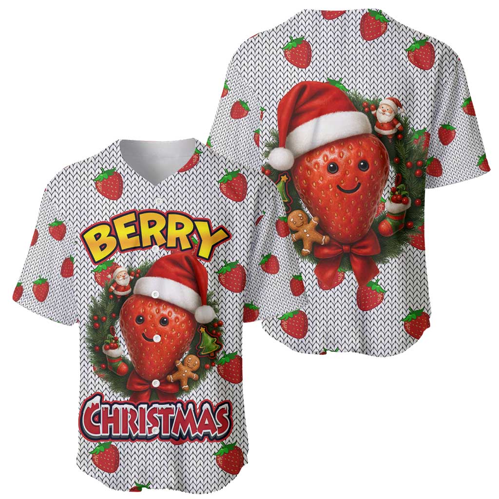 Berry ChristmasYall Christmas Baseball Jersey Xmas Holiday Patterns - Wonder Print Shop
