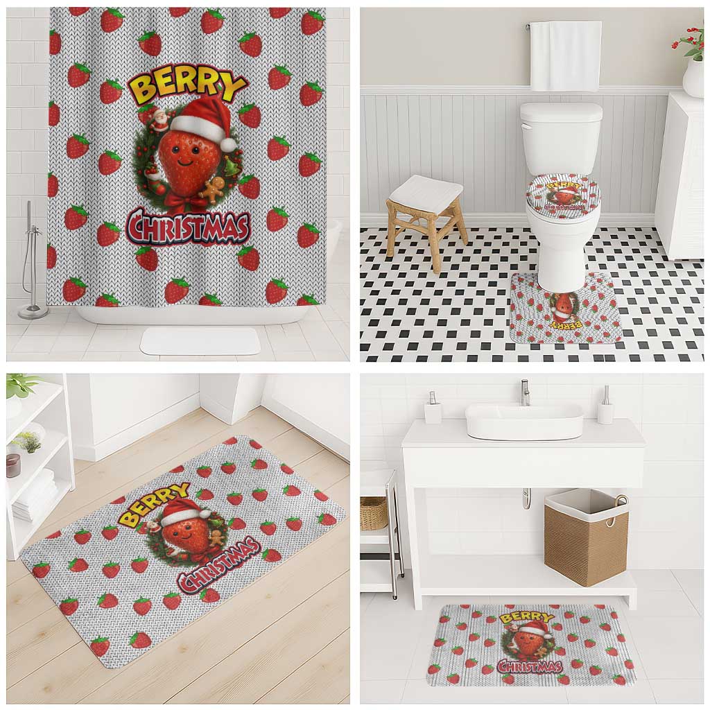 Berry ChristmasYall Christmas Bathroom Set Xmas Holiday Patterns - Wonder Print Shop