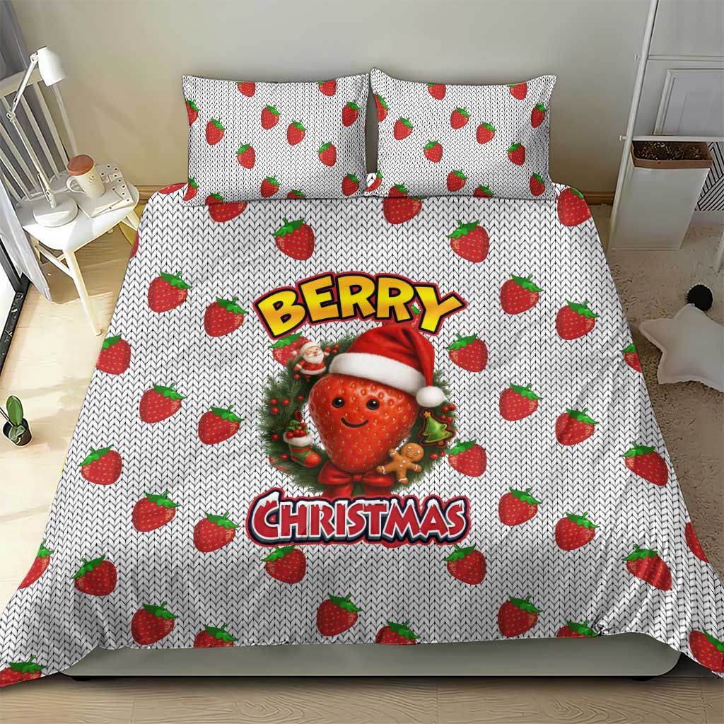 Berry ChristmasYall Christmas Bedding Set Xmas Holiday Patterns - Wonder Print Shop