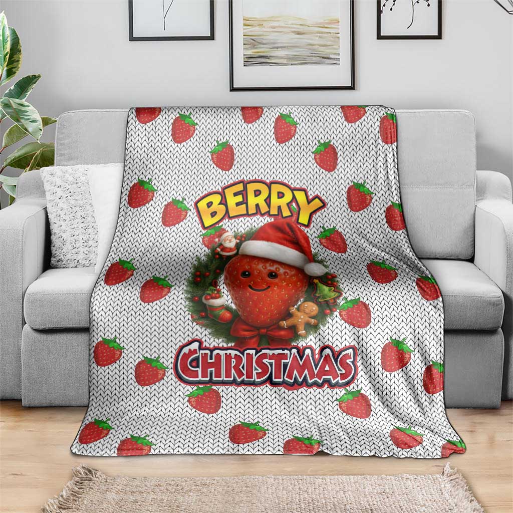 Berry ChristmasYall Christmas Blanket Xmas Holiday Patterns - Wonder Print Shop