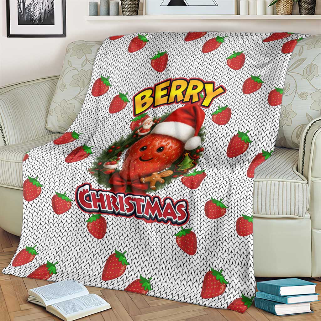 Berry ChristmasYall Christmas Blanket Xmas Holiday Patterns - Wonder Print Shop
