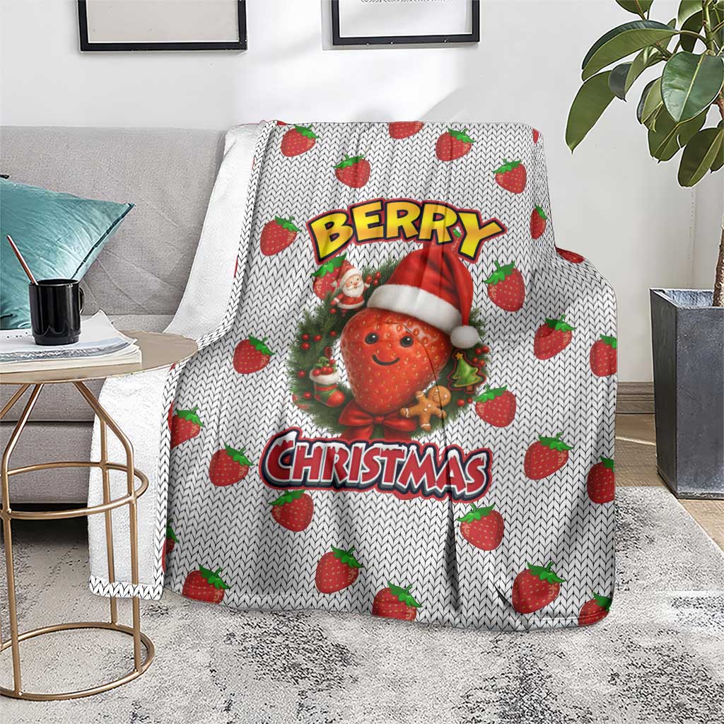 Berry ChristmasYall Christmas Blanket Xmas Holiday Patterns - Wonder Print Shop