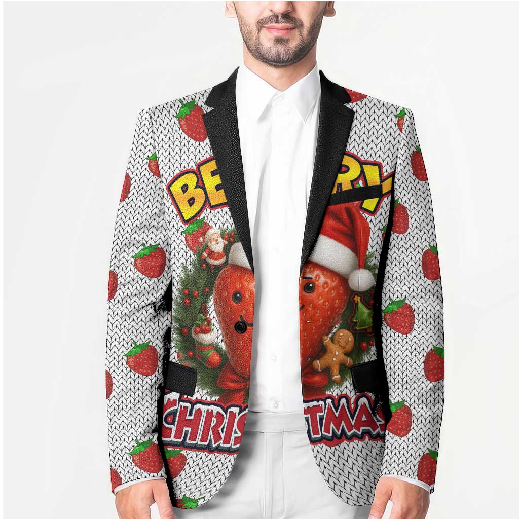 Berry ChristmasYall Christmas Blazer Xmas Holiday Patterns - Wonder Print Shop