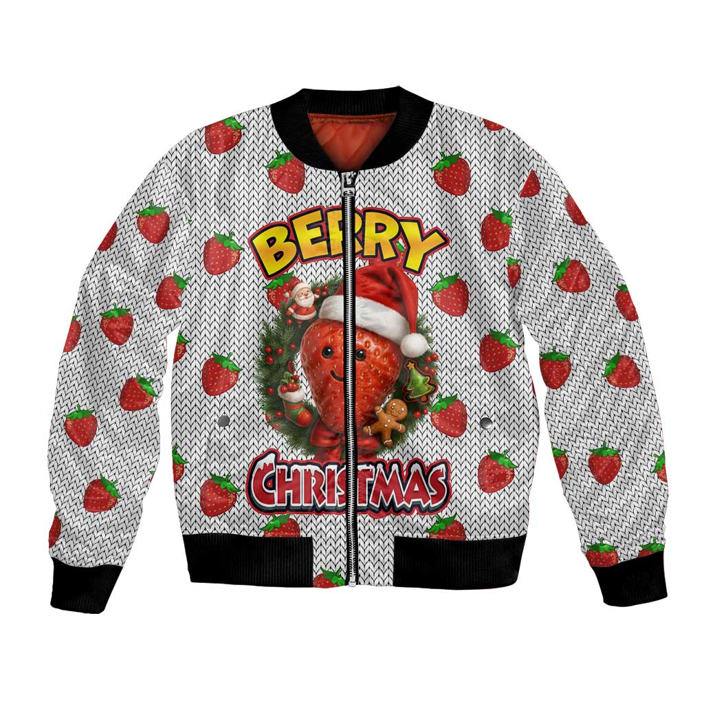 Berry ChristmasYall Christmas Bomber Jacket Xmas Holiday Patterns - Wonder Print Shop