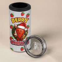 Berry ChristmasYall Christmas 4 in 1 Can Cooler Tumbler Xmas Holiday Patterns - Wonder Print Shop