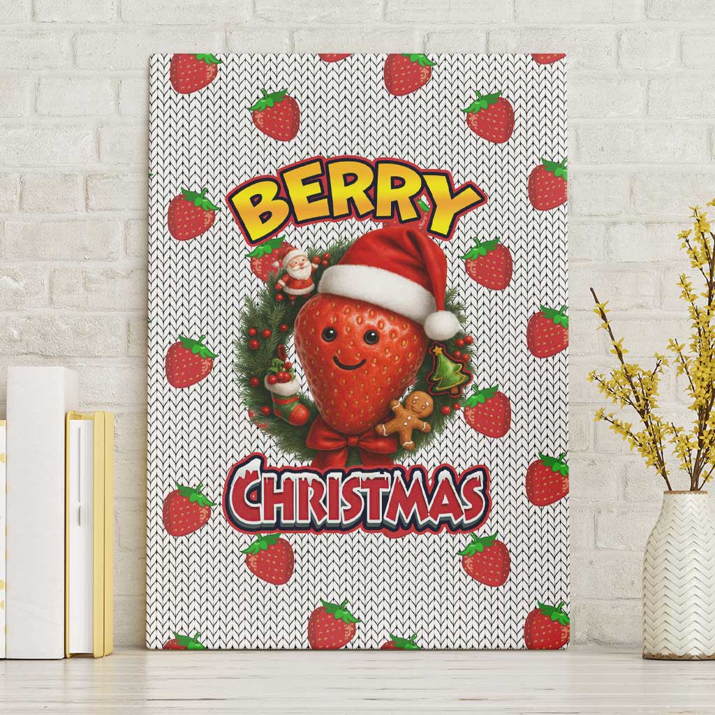 Berry ChristmasYall Christmas Canvas Wall Art Xmas Holiday Patterns - Wonder Print Shop