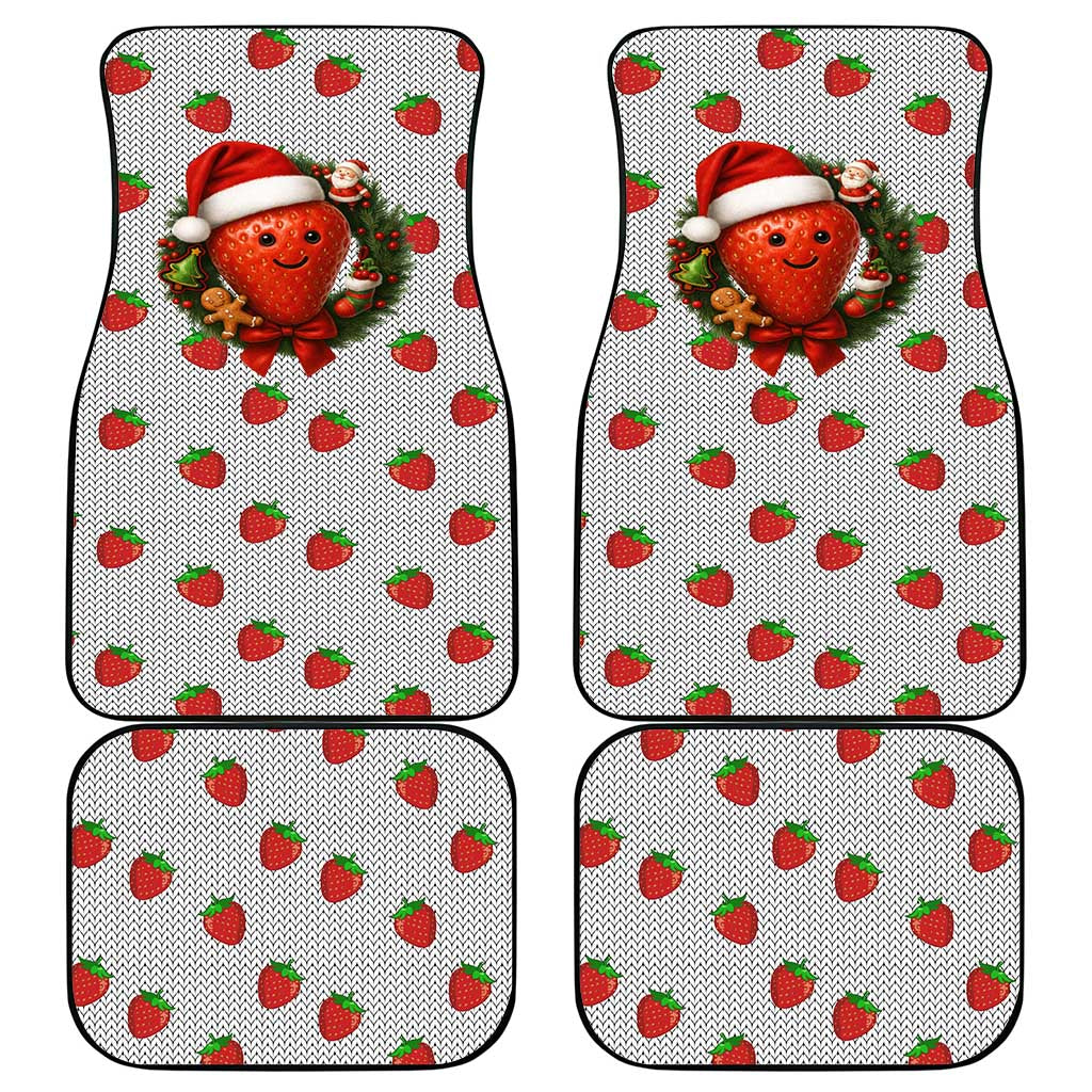 Berry ChristmasYall Christmas Car Mats Xmas Holiday Patterns - Wonder Print Shop