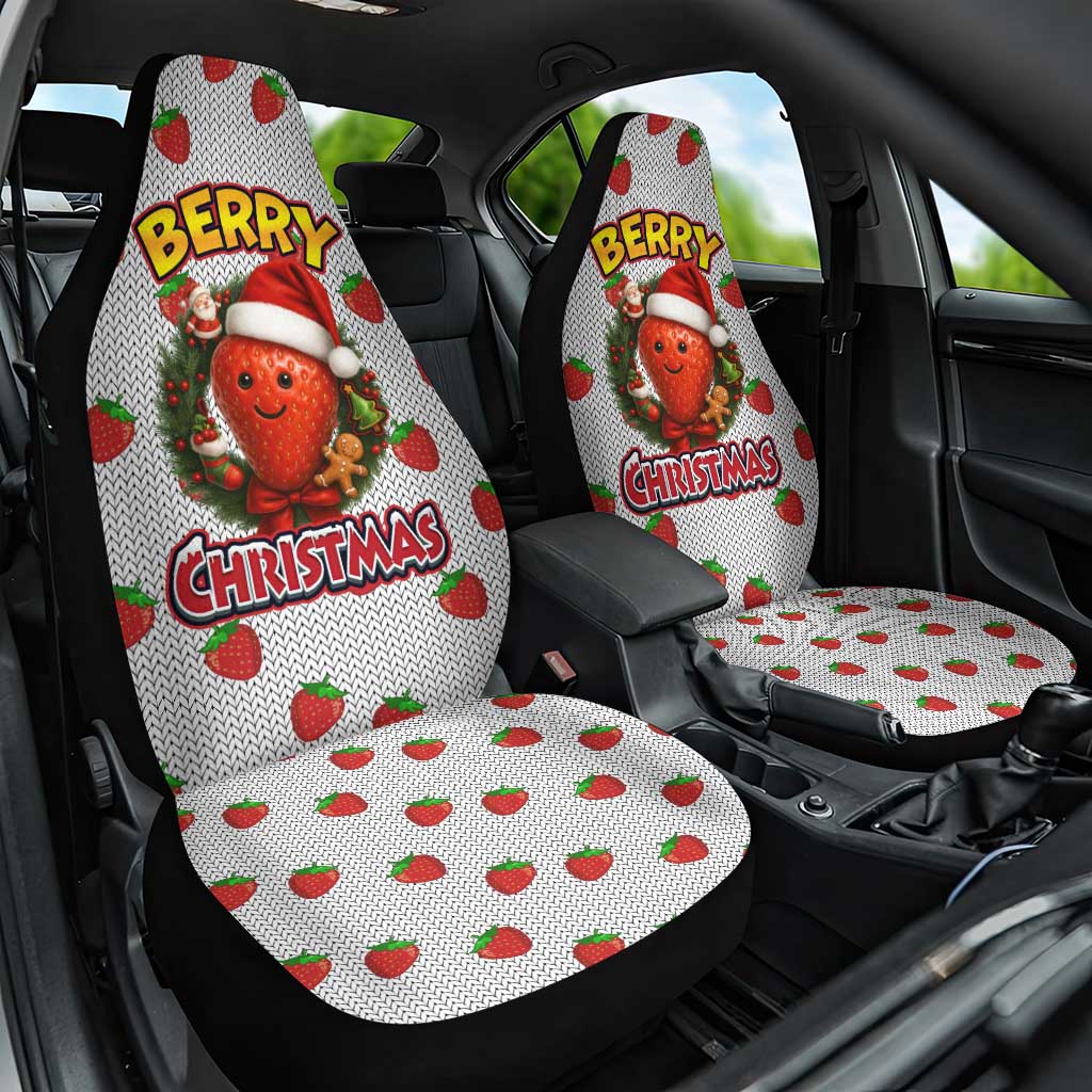 Berry ChristmasYall Christmas Car Seat Cover Xmas Holiday Patterns - Wonder Print Shop