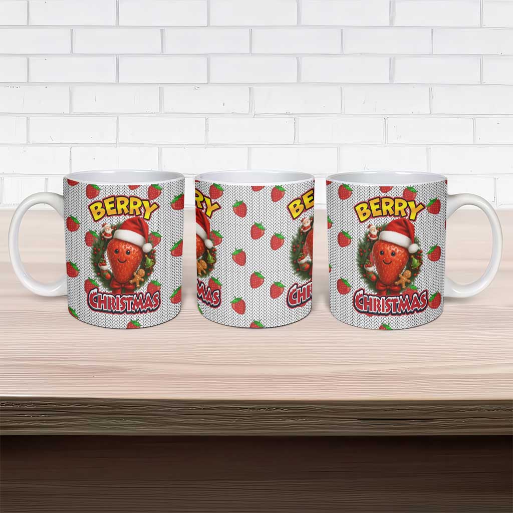 Berry ChristmasYall Christmas Ceramic Mug Xmas Holiday Patterns - Wonder Print Shop