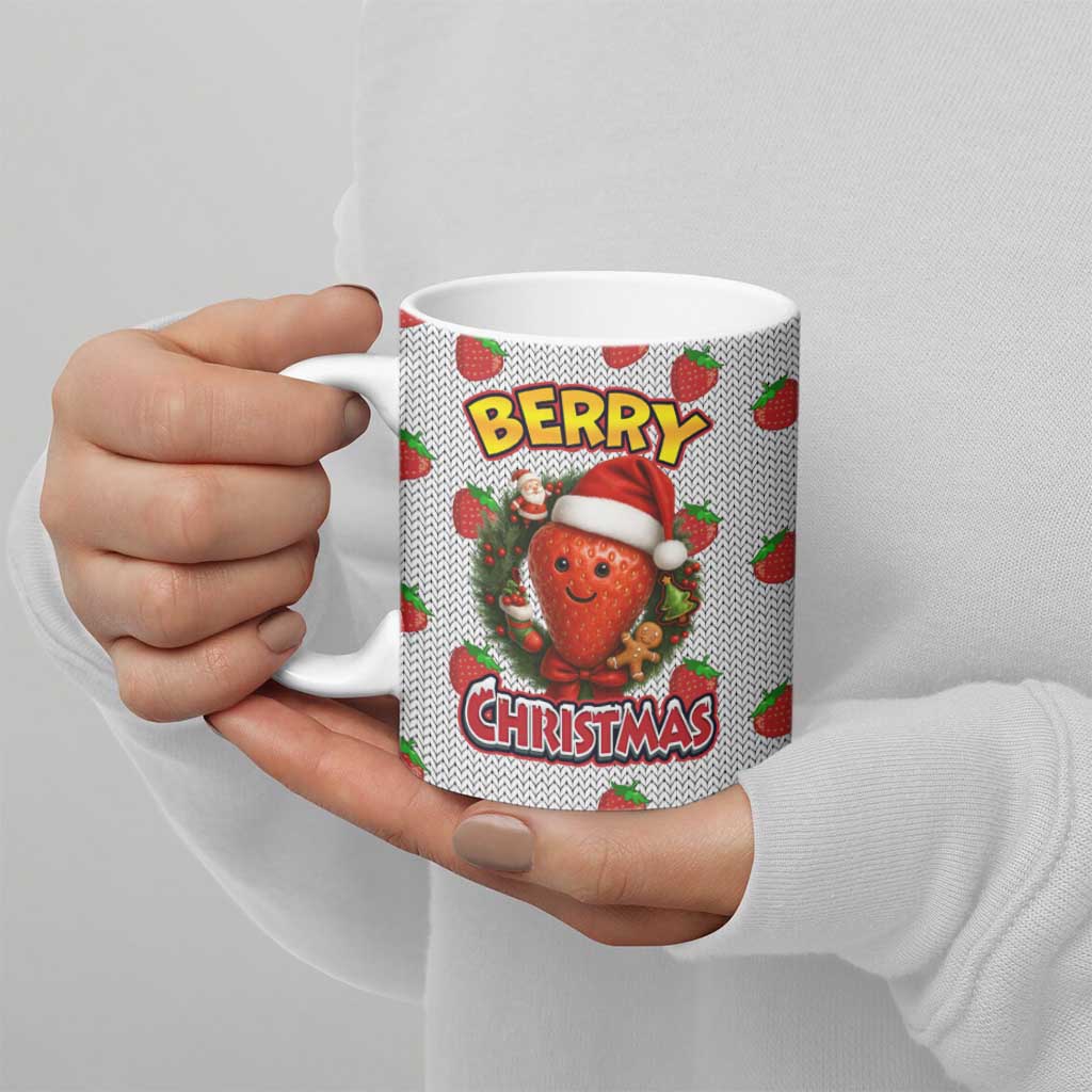 Berry ChristmasYall Christmas Ceramic Mug Xmas Holiday Patterns - Wonder Print Shop