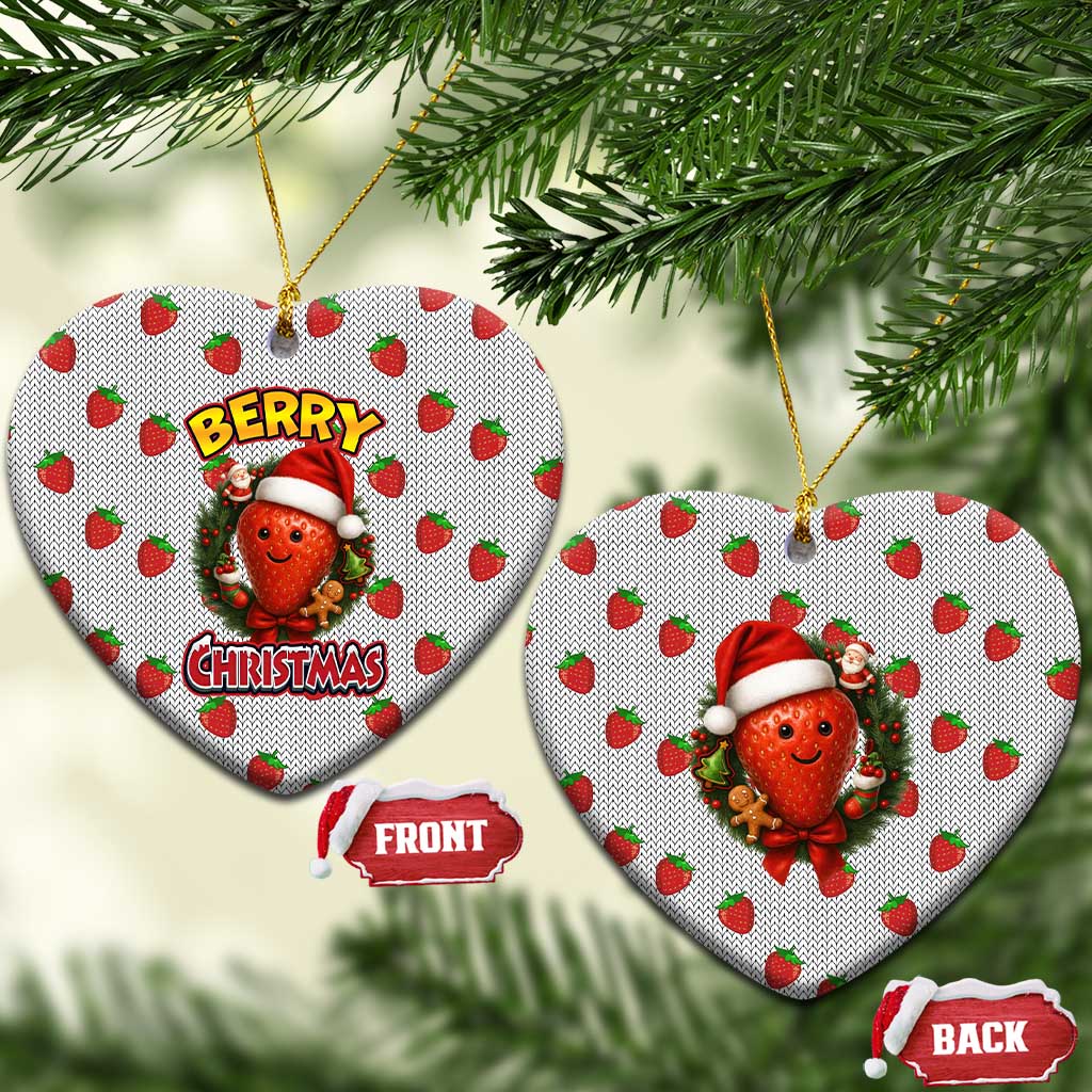 Berry ChristmasYall Christmas Ceramic Ornament Xmas Holiday Patterns - Wonder Print Shop