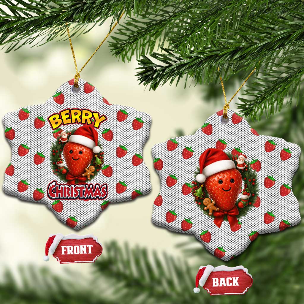 Berry ChristmasYall Christmas Ceramic Ornament Xmas Holiday Patterns - Wonder Print Shop
