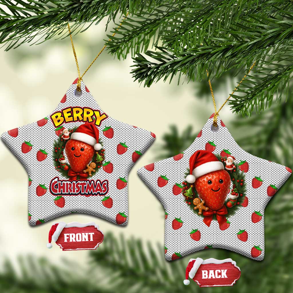 Berry ChristmasYall Christmas Ceramic Ornament Xmas Holiday Patterns - Wonder Print Shop