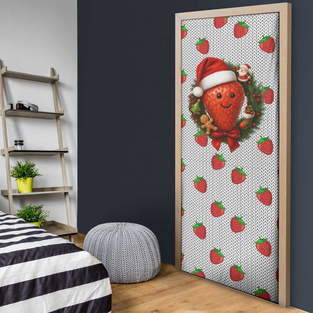 Berry ChristmasYall Christmas Door Cover Xmas Holiday Patterns - Wonder Print Shop