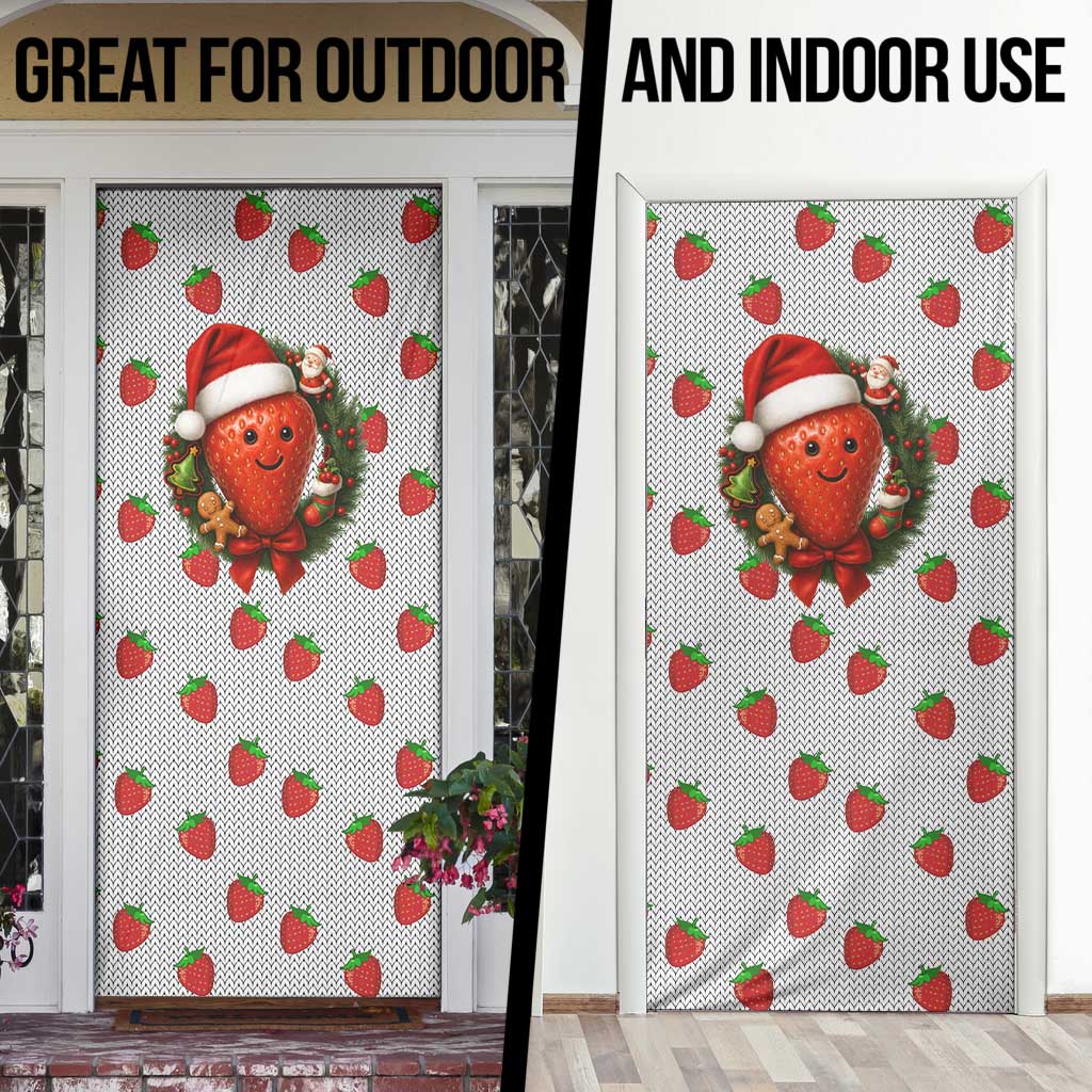 Berry ChristmasYall Christmas Door Cover Xmas Holiday Patterns - Wonder Print Shop
