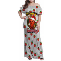 Berry ChristmasYall Christmas Family Matching Off Shoulder Maxi Dress and Hawaiian Shirt Xmas Holiday Patterns - Wonder Print Shop