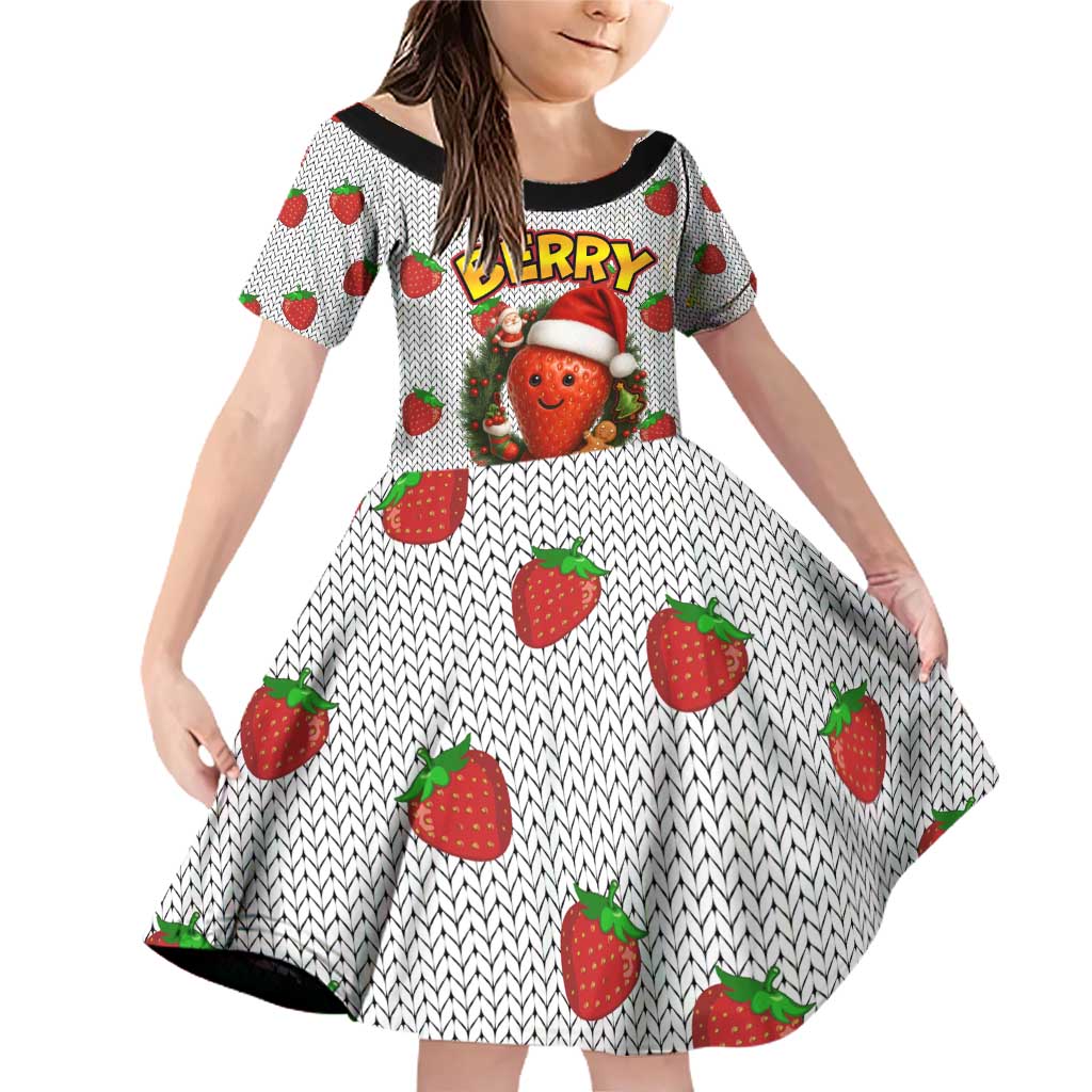 Berry ChristmasYall Christmas Family Matching Off Shoulder Short Dress and Hawaiian Shirt Xmas Holiday Patterns - Wonder Print Shop