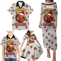 Berry ChristmasYall Christmas Family Matching Puletasi and Hawaiian Shirt Xmas Holiday Patterns - Wonder Print Shop