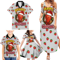 Berry ChristmasYall Christmas Family Matching Summer Maxi Dress and Hawaiian Shirt Xmas Holiday Patterns - Wonder Print Shop