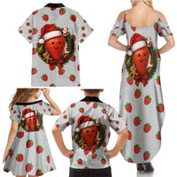 Berry ChristmasYall Christmas Family Matching Summer Maxi Dress and Hawaiian Shirt Xmas Holiday Patterns - Wonder Print Shop