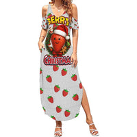 Berry ChristmasYall Christmas Family Matching Summer Maxi Dress and Hawaiian Shirt Xmas Holiday Patterns - Wonder Print Shop