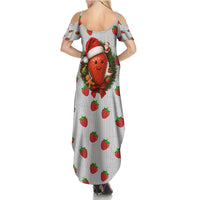Berry ChristmasYall Christmas Family Matching Summer Maxi Dress and Hawaiian Shirt Xmas Holiday Patterns - Wonder Print Shop