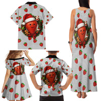 Berry ChristmasYall Christmas Family Matching Tank Maxi Dress and Hawaiian Shirt Xmas Holiday Patterns - Wonder Print Shop