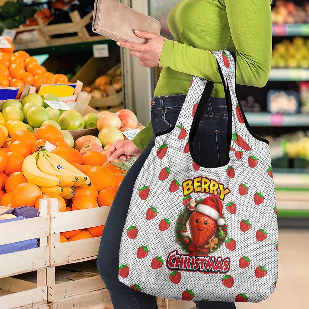 Berry ChristmasYall Christmas Grocery Bag Xmas Holiday Patterns - Wonder Print Shop