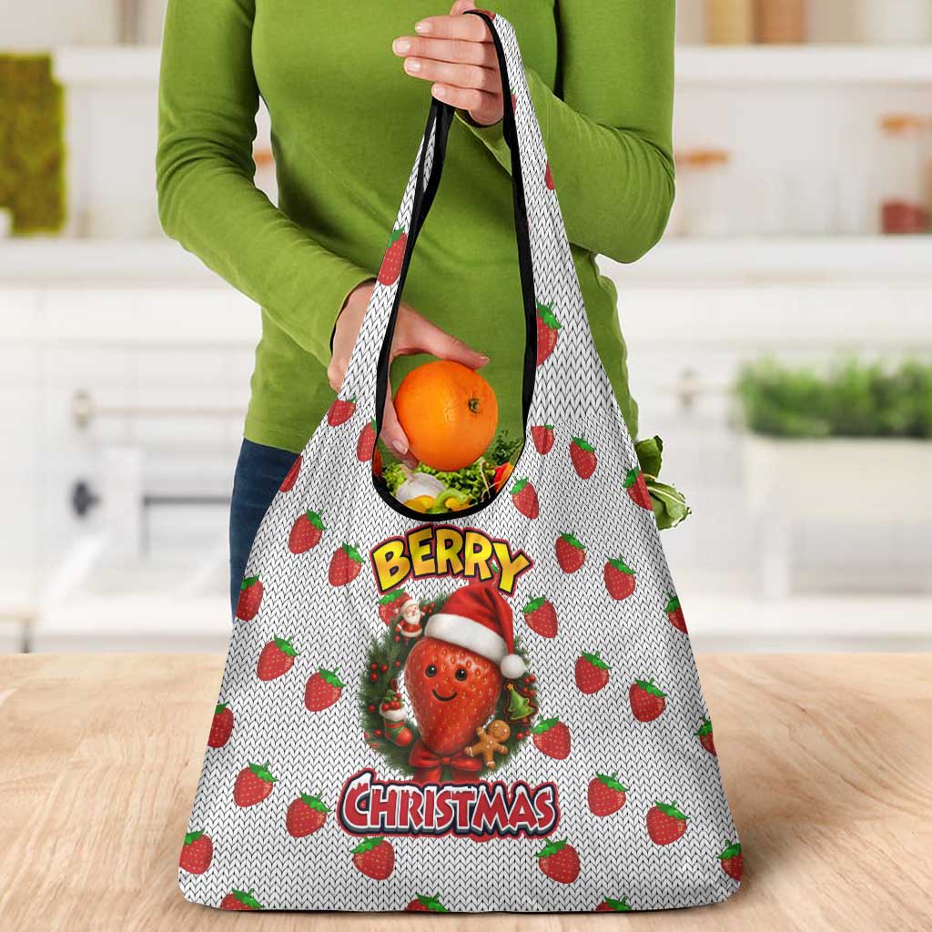 Berry ChristmasYall Christmas Grocery Bag Xmas Holiday Patterns - Wonder Print Shop