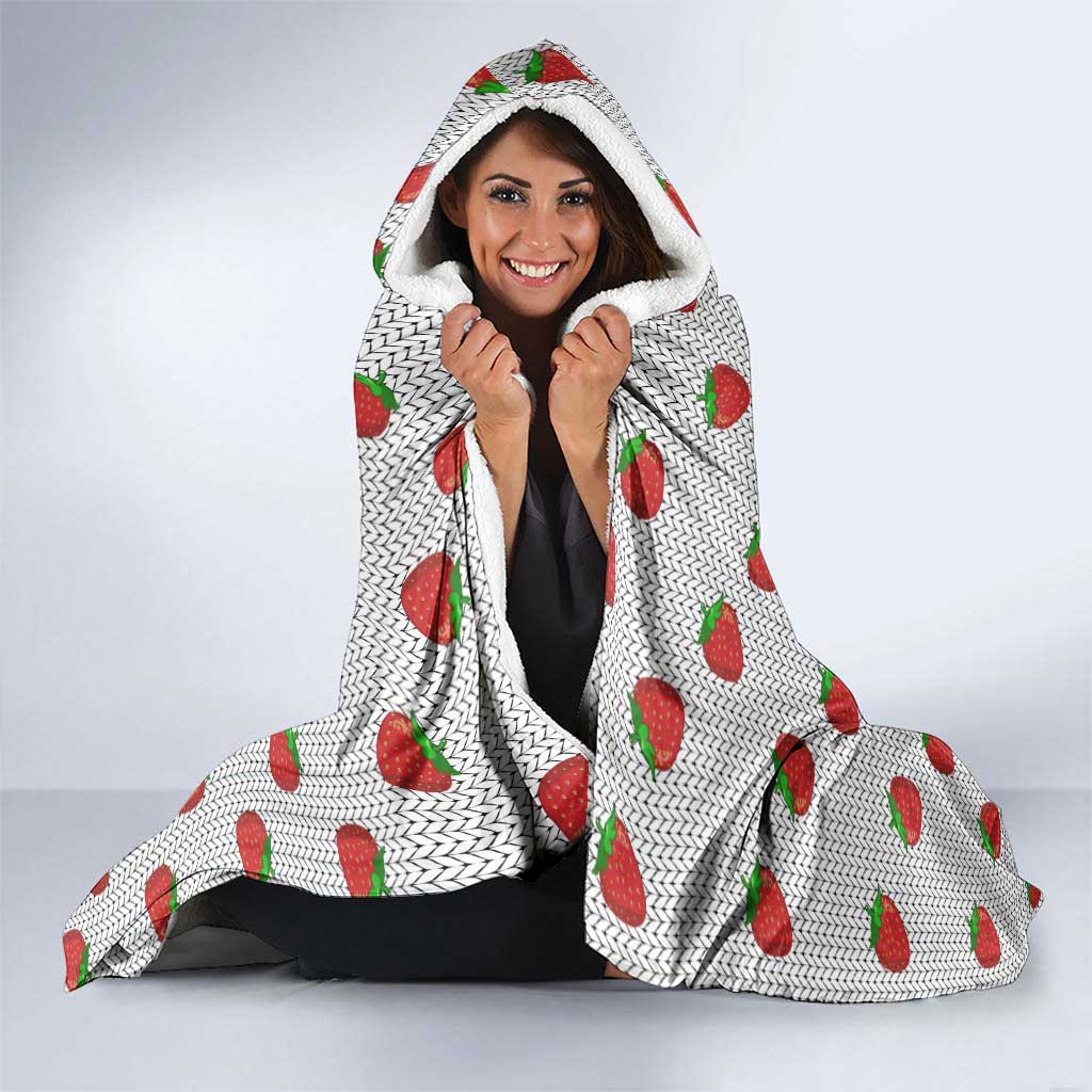 Berry ChristmasYall Christmas Hooded Blanket Xmas Holiday Patterns - Wonder Print Shop
