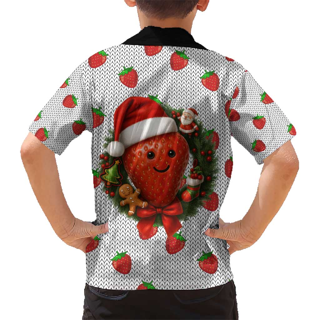 Berry ChristmasYall Christmas Kid Hawaiian Shirt Xmas Holiday Patterns - Wonder Print Shop