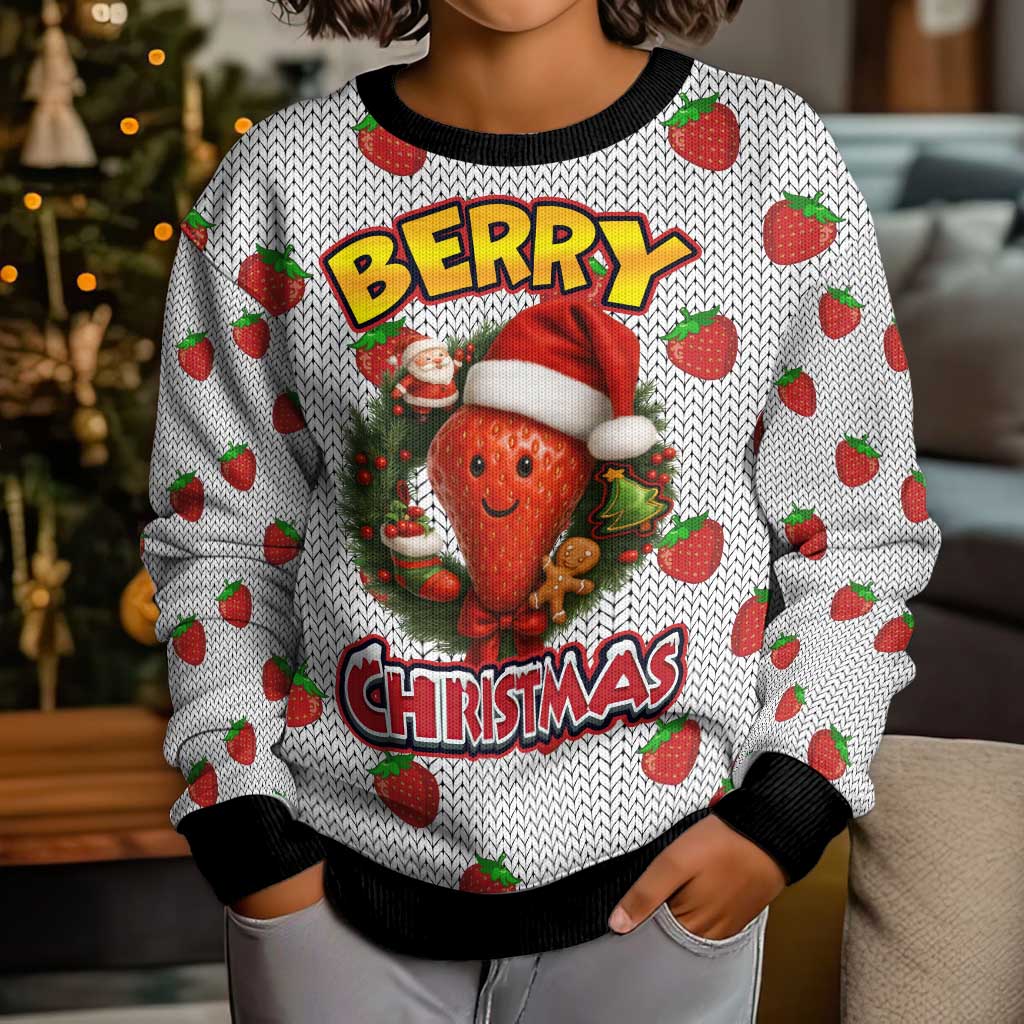 Berry ChristmasYall Christmas Kid Ugly Christmas Sweater Xmas Holiday Patterns - Wonder Print Shop